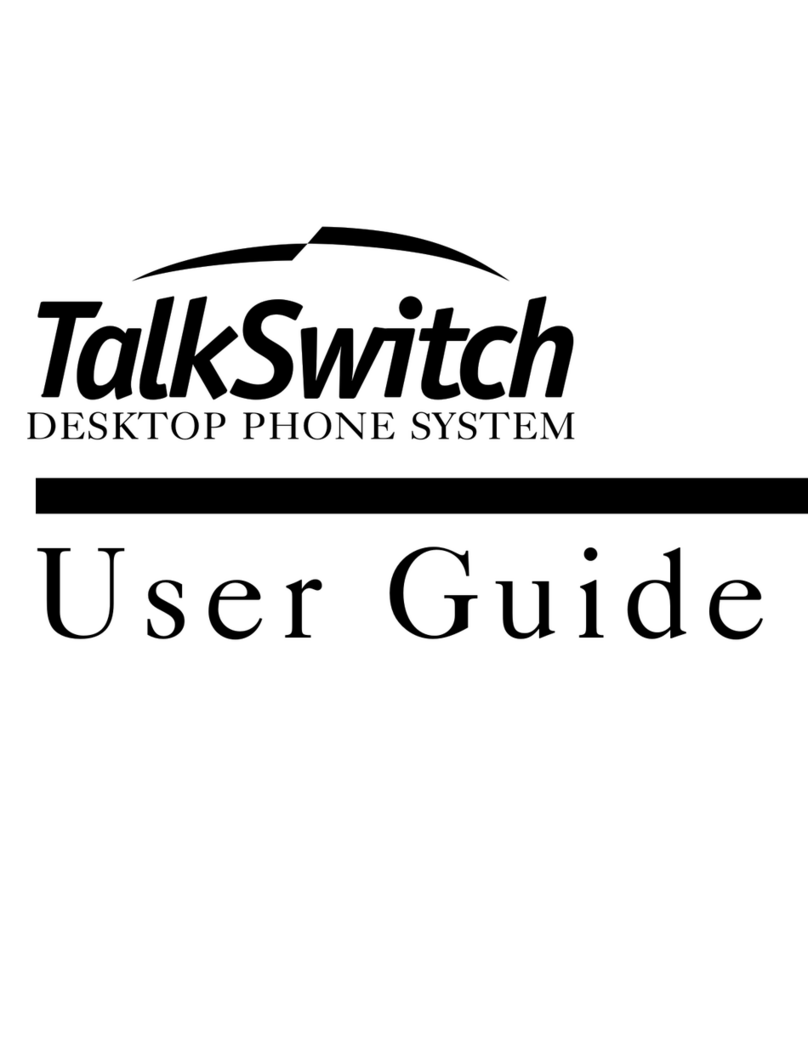 Talkswitch 48 User manual