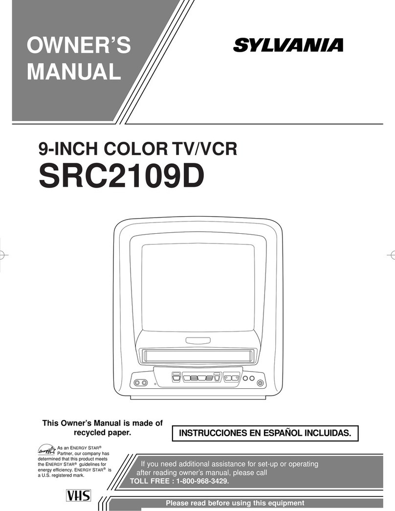 Sylvania SRC2109D User manual