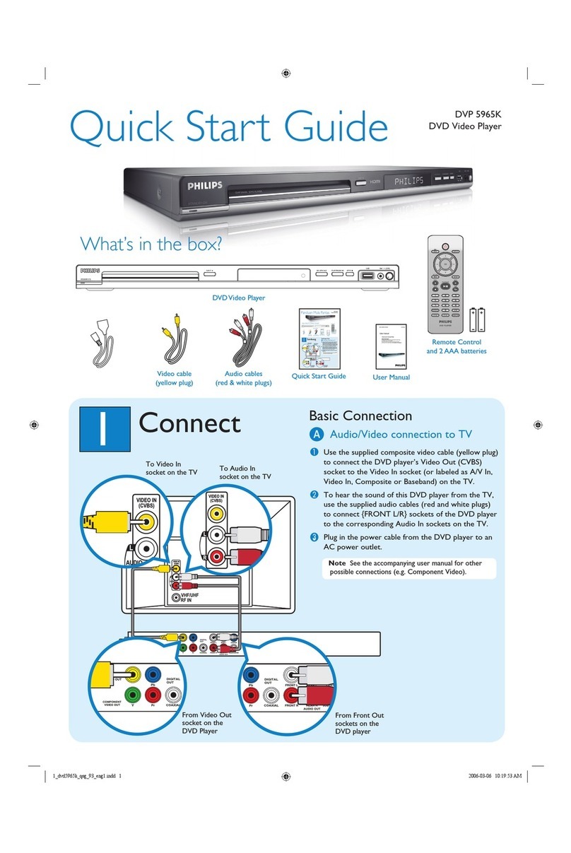 Philips DVP5965K/93 User manual
