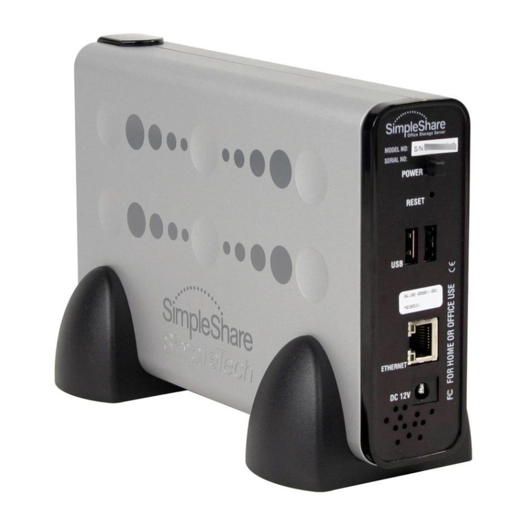 SimpleTech SimpleShare User manual SimpleTech SimpleShare User manual