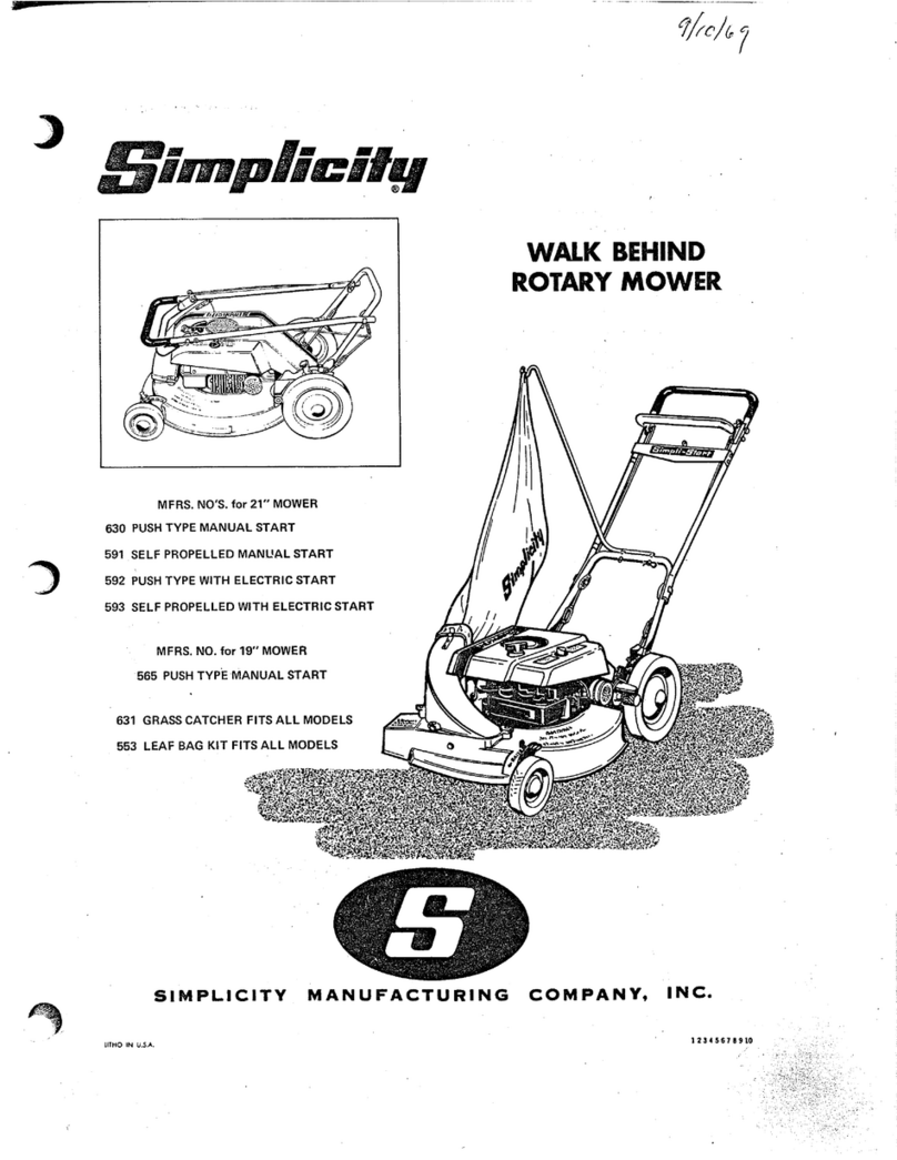 Simplicity TP 100 User manual