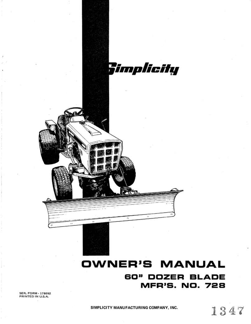 Simplicity 728 User manual Simplicity 728 User manual