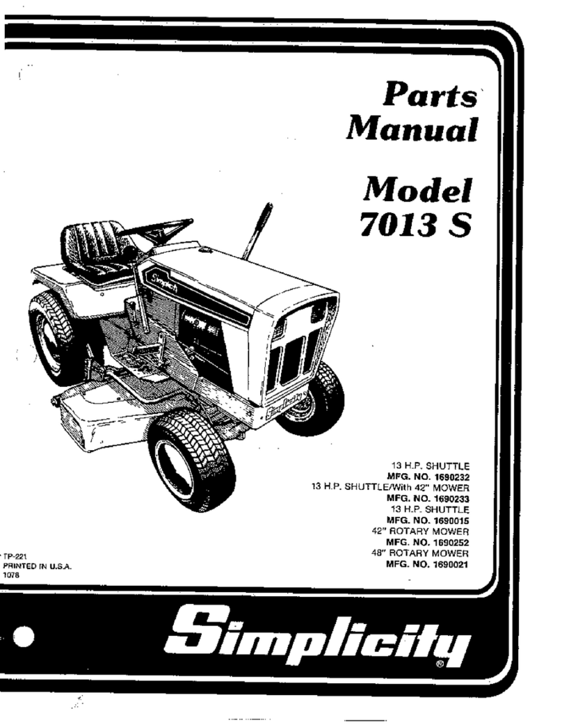 Simplicity Baron System 7013S User manual