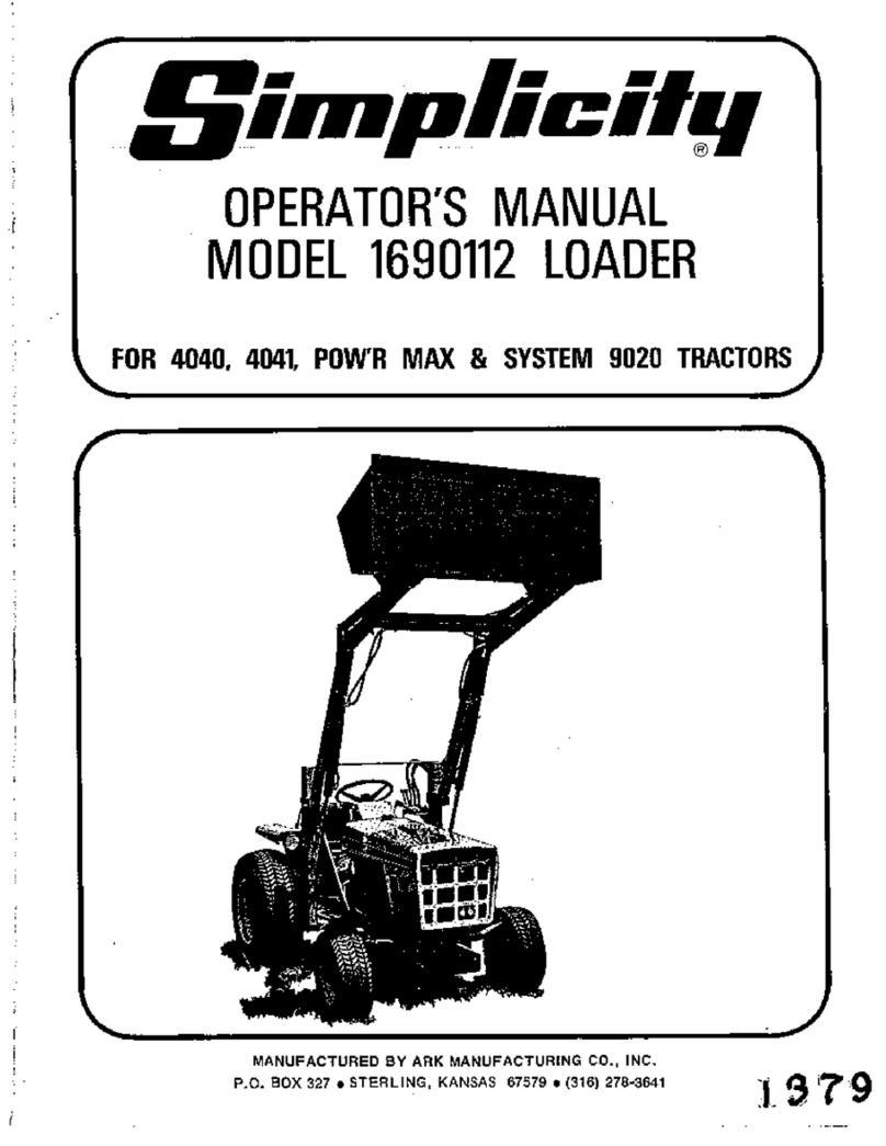 Simplicity Loader 1690112 User manual
