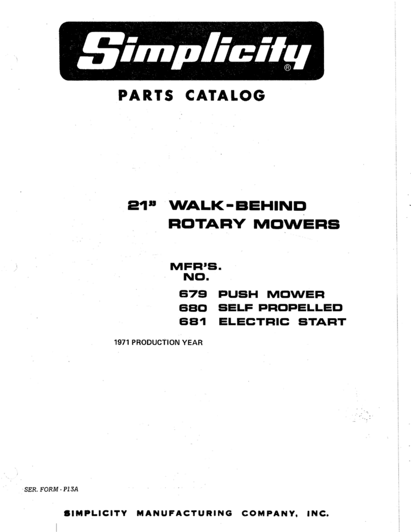 Simplicity 679 Instruction Manual
