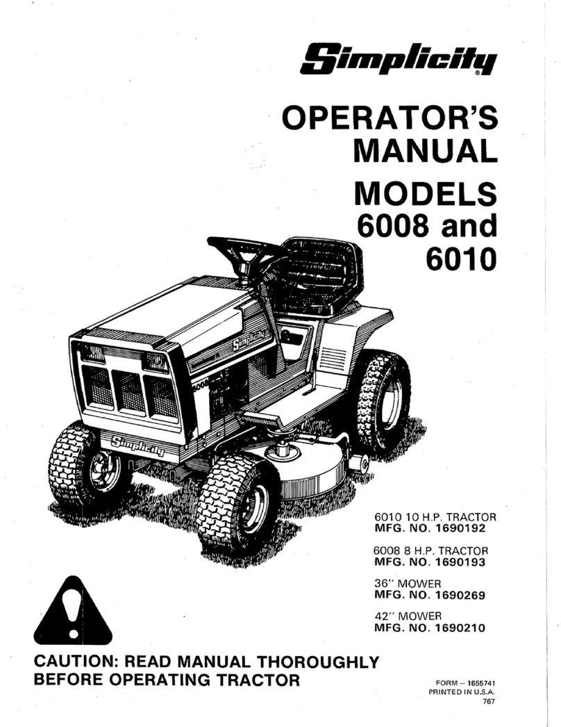 Simplicity 6008 User manual