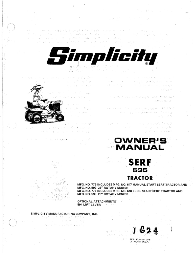 Simplicity Broadmoor 535 User manual