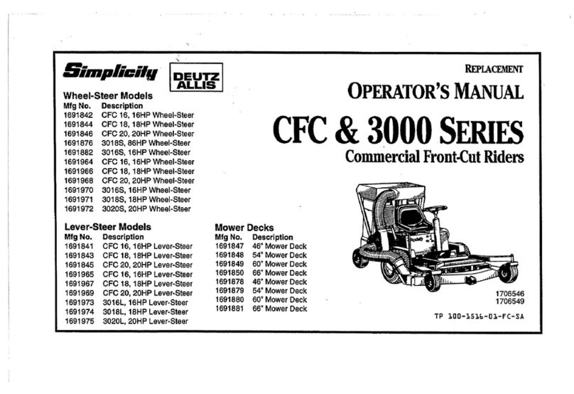 Simplicity 3000 User manual Simplicity 3000 User manual