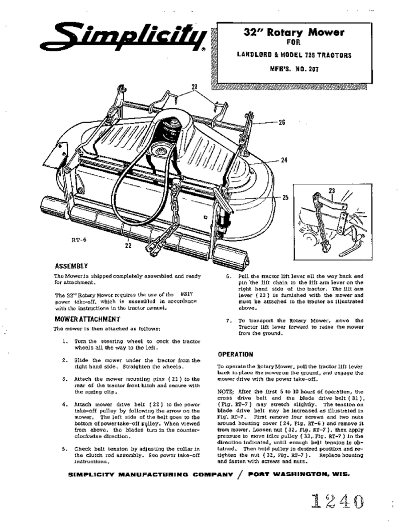 Simplicity 287 Datasheet