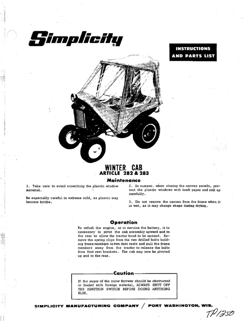 Simplicity 283 Datasheet