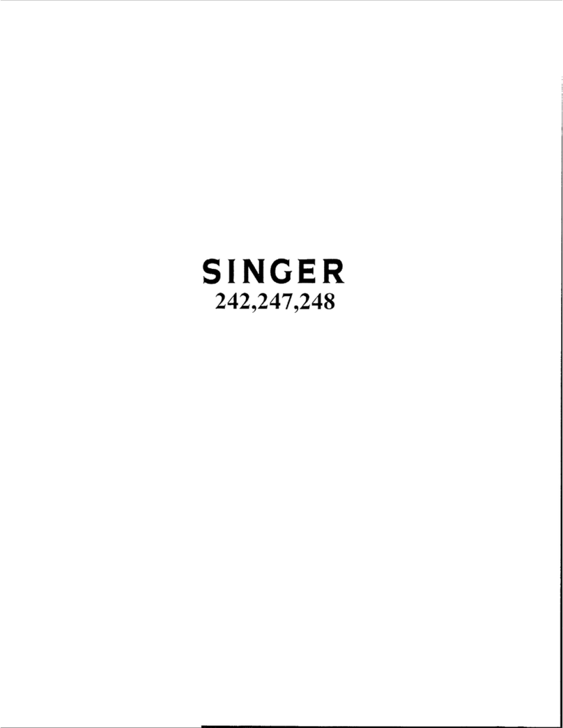 Singer 242 User manual