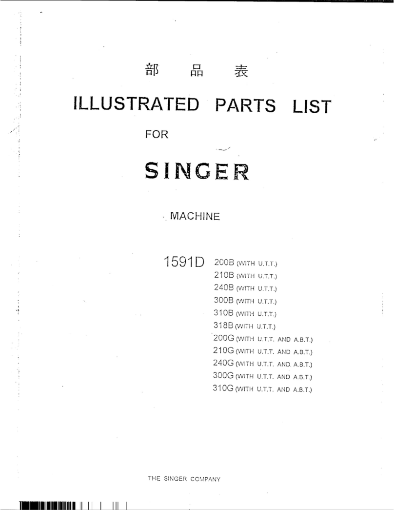 Singer 200B Setup guide