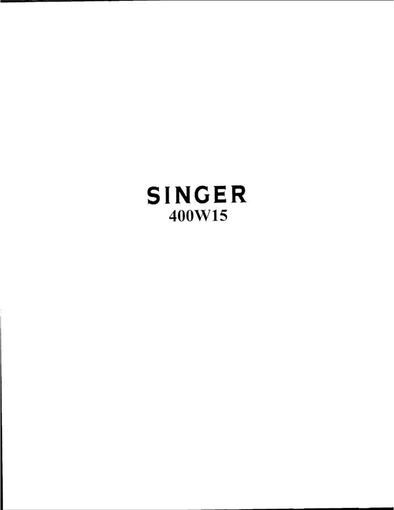 Singer 400W15 User manual