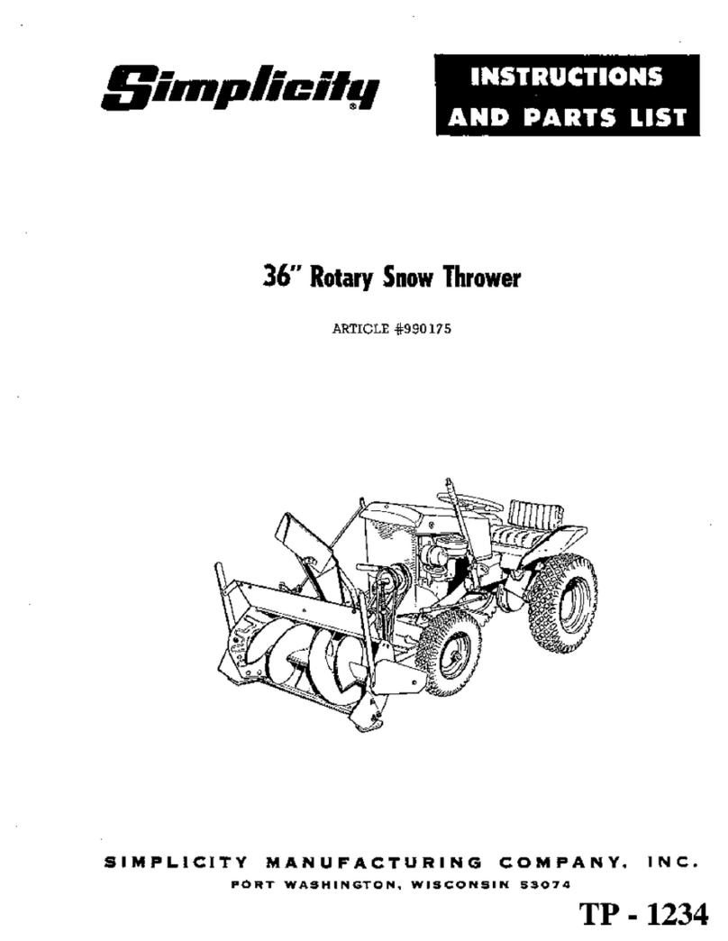 Simplicity TP-1234 Datasheet