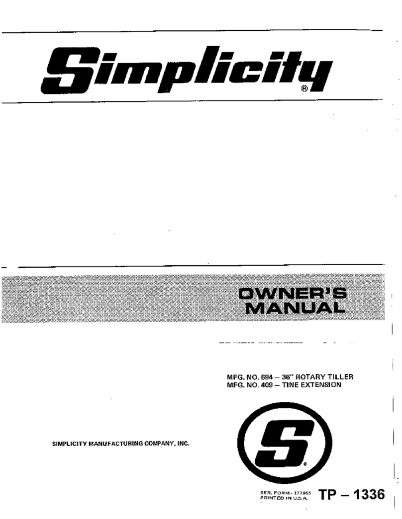 Simplicity TP-1336 User manual