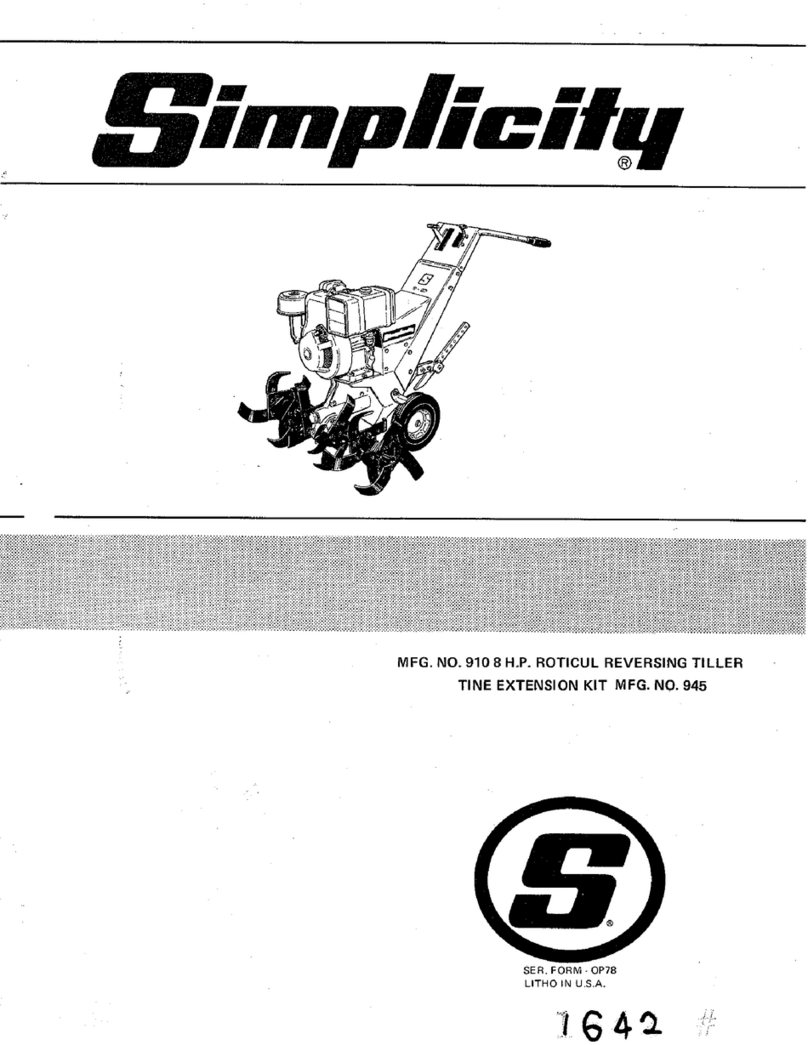 Simplicity 9108 User manual
