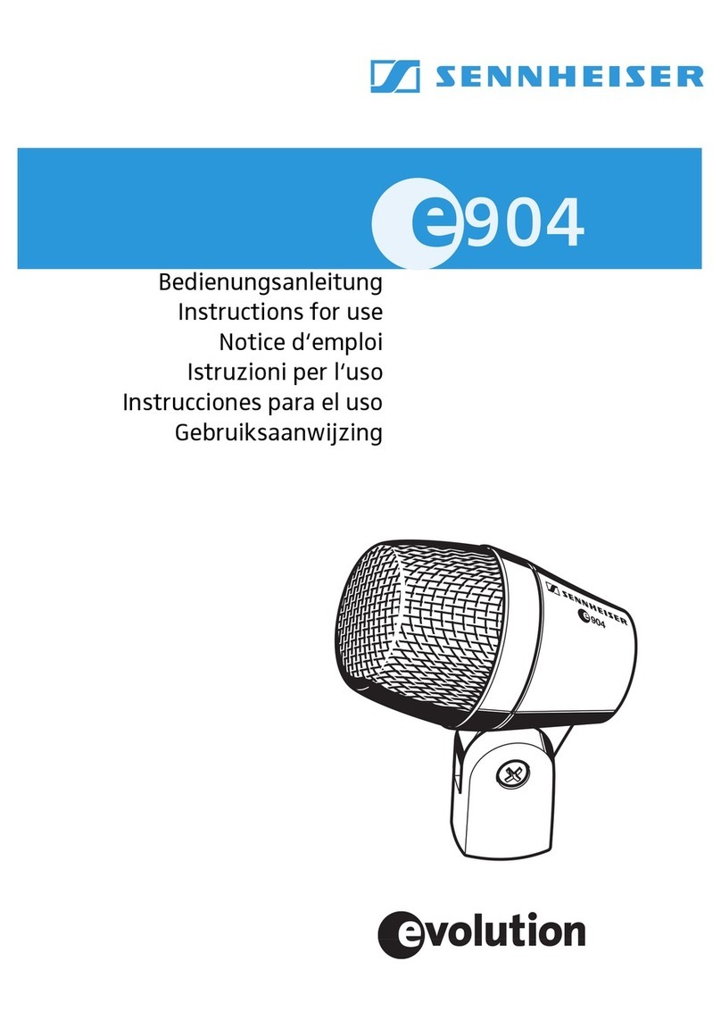 Sennheiser evolution e 904 User manual