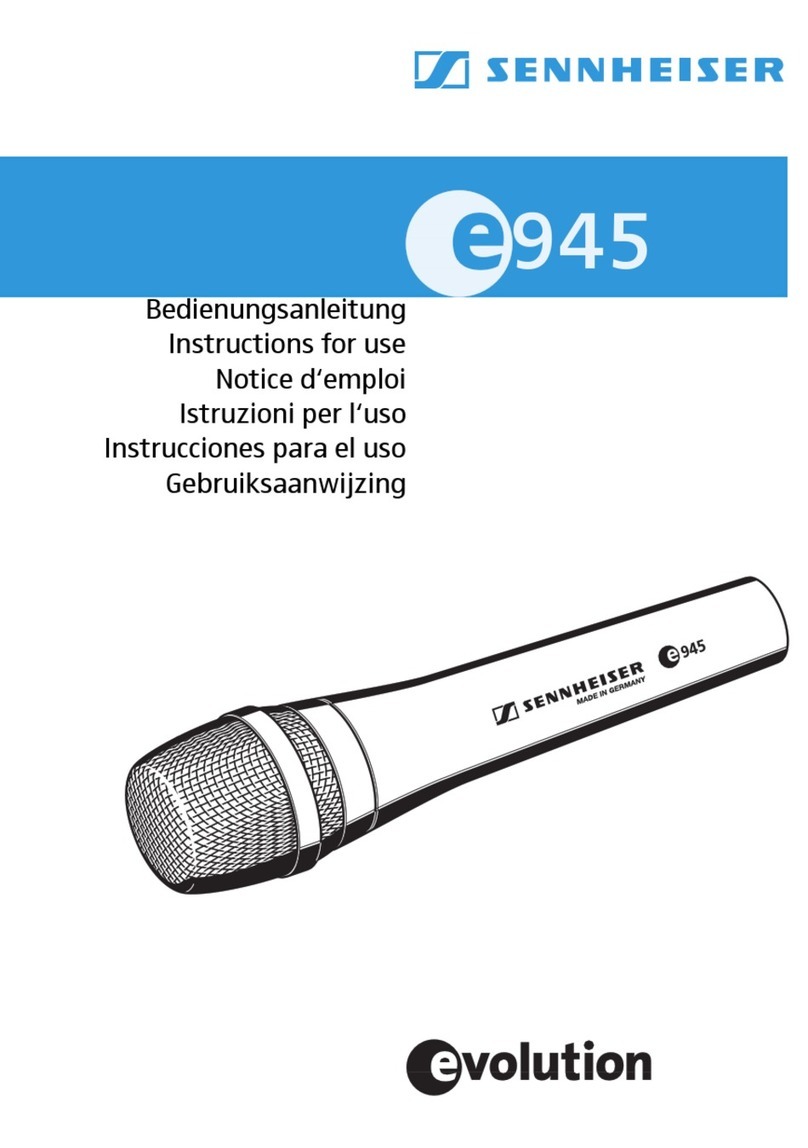 Sennheiser evolution E945 User manual