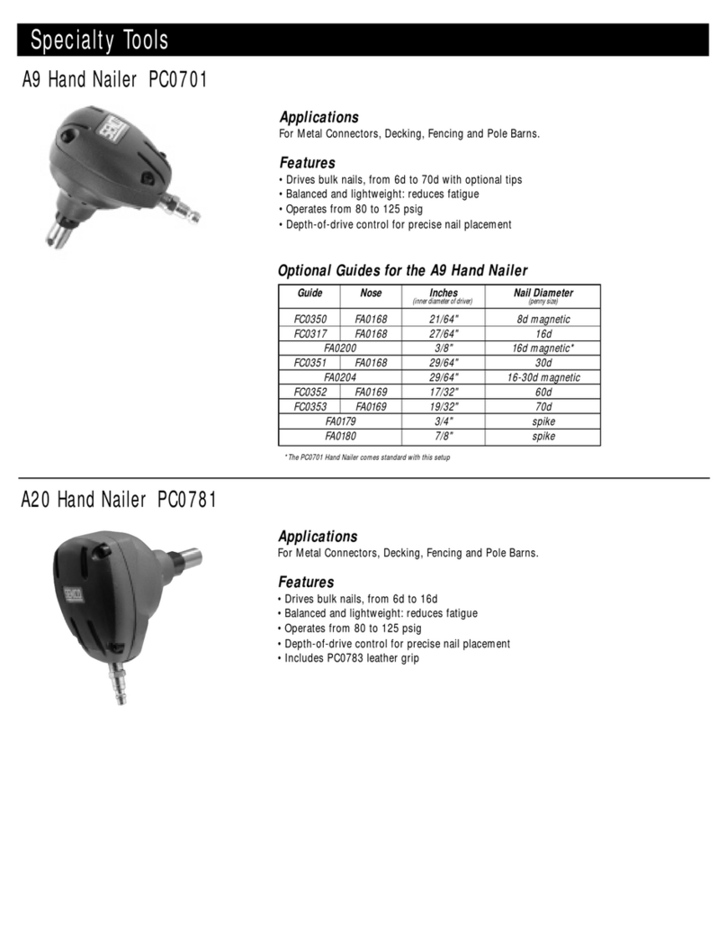 Senco PC0701 Owner's manual