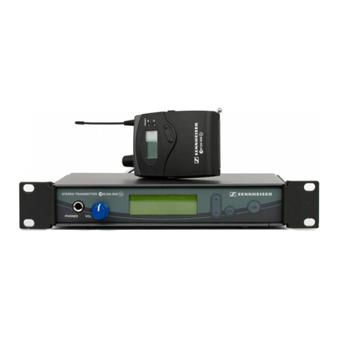 Sennheiser E W 300 IEM G2 User manual