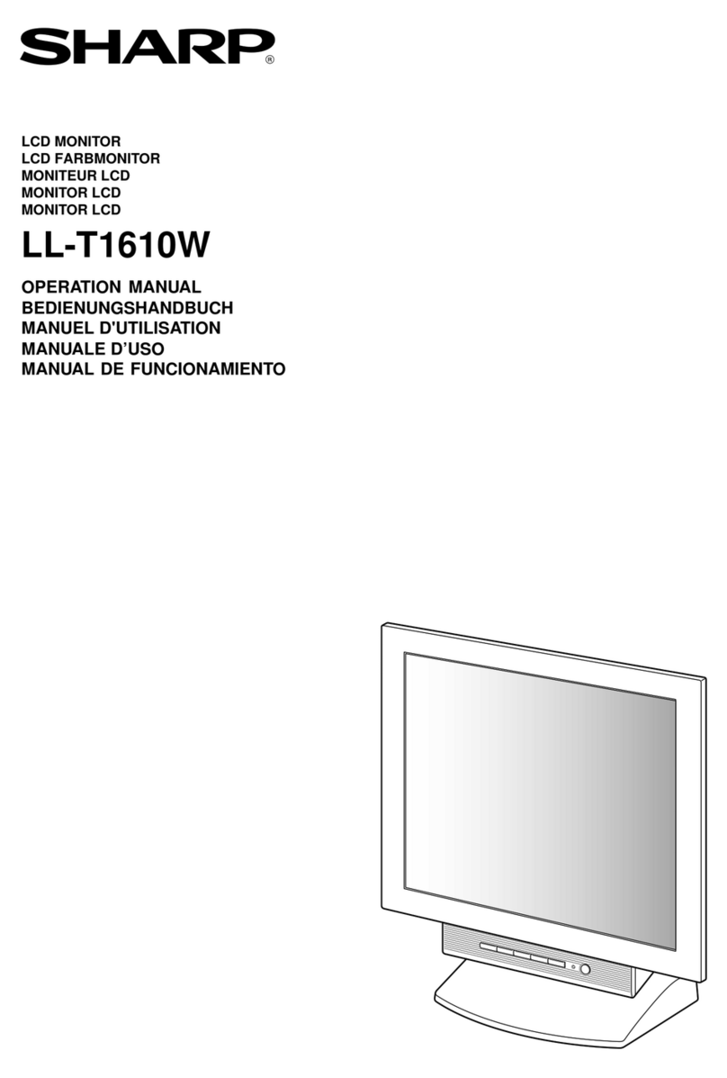 Sharp LL-T1610W User manual