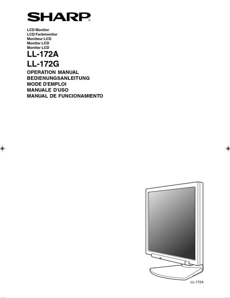 Sharp LL-172G User manual