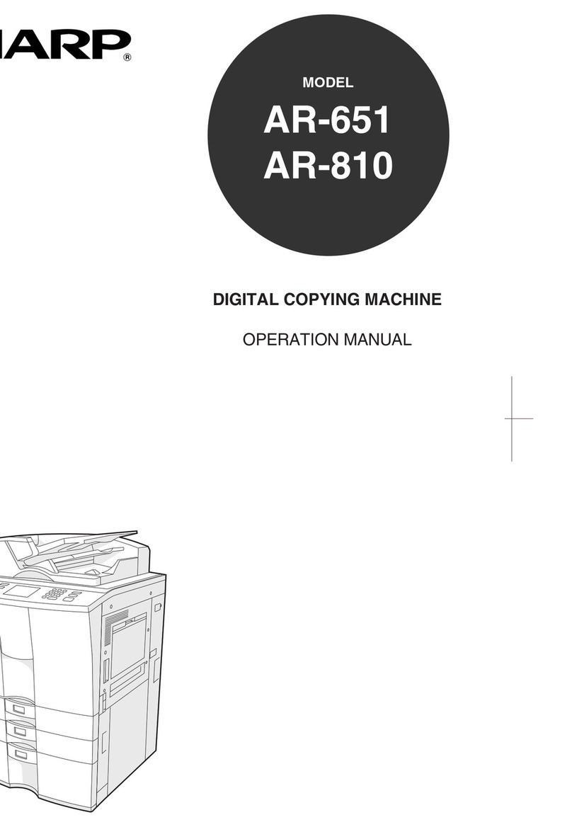 Sharp AR-651 User manual