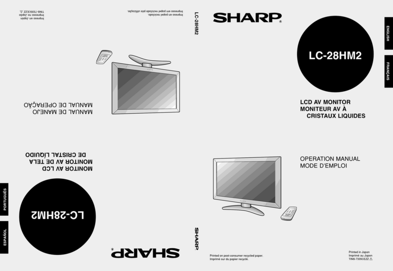 Sharp LC-28HM2 User manual