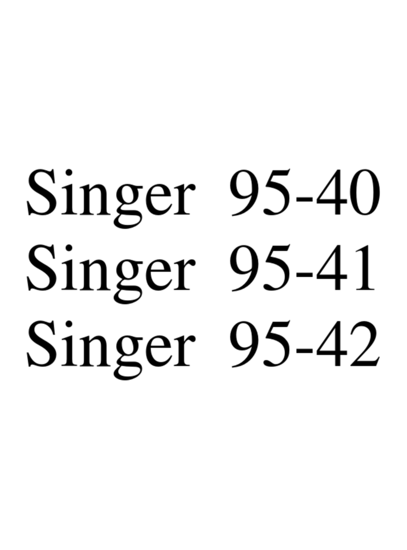 Singer 95-41 User manual