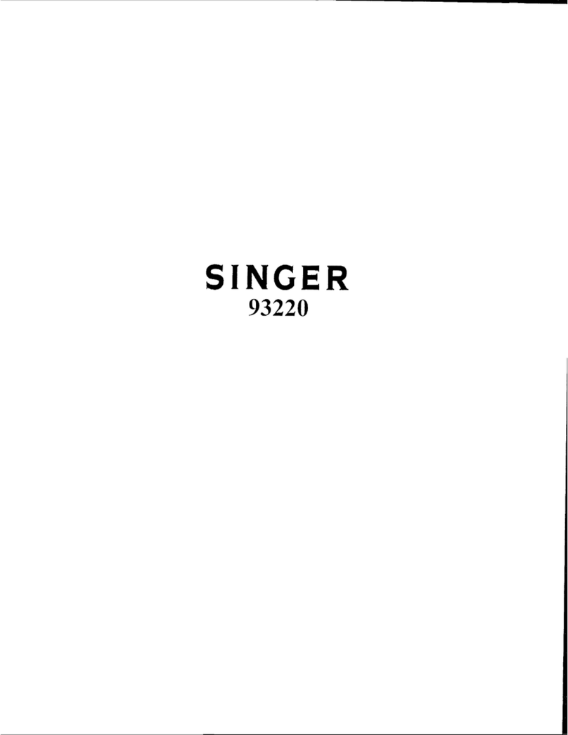 Singer 93220 User manual