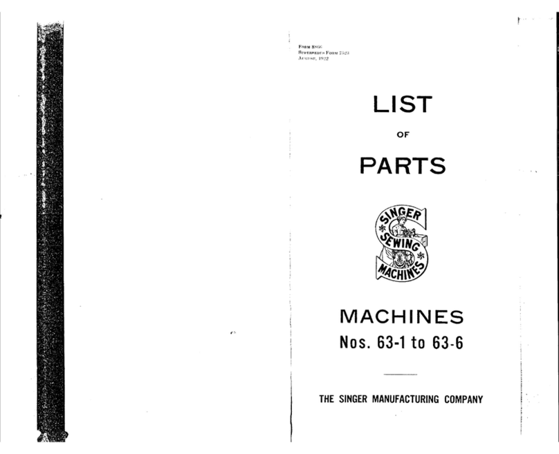 Singer 63-1 User manual