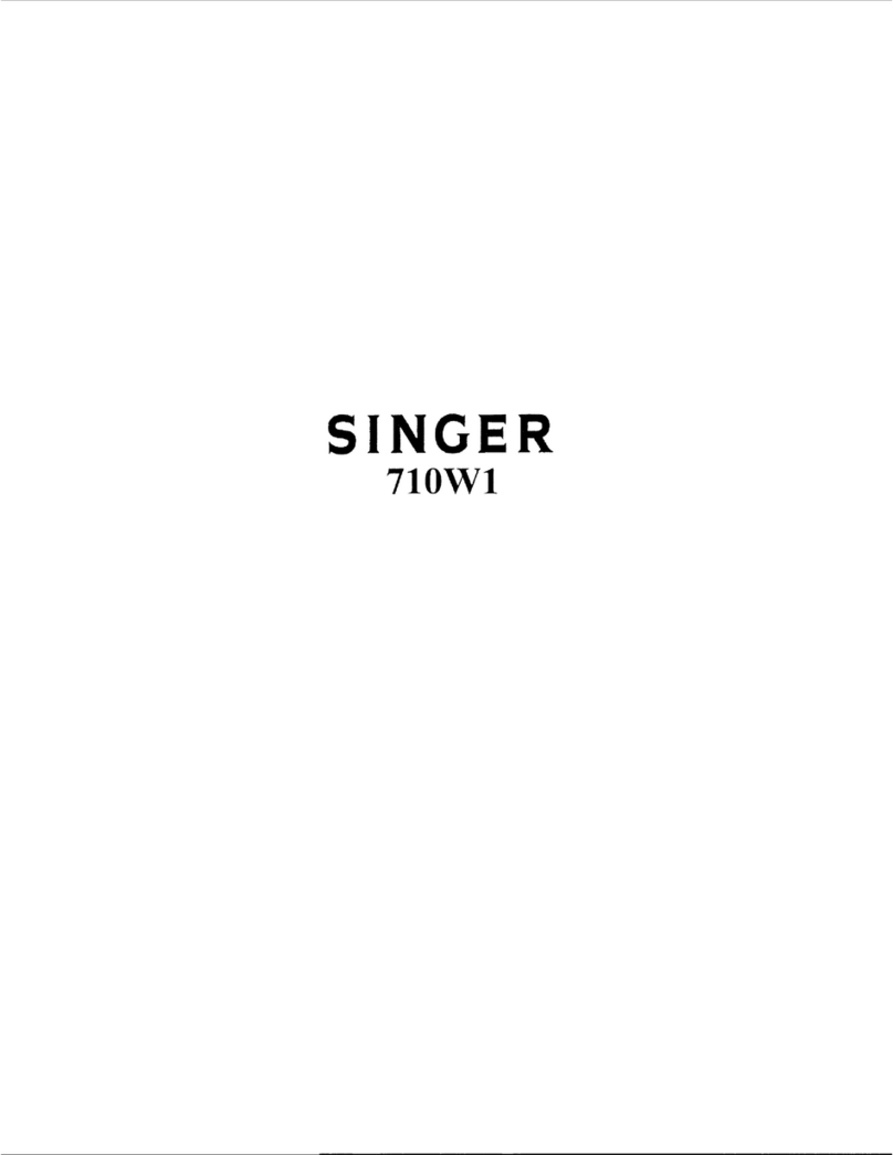 Singer 710W1 User manual