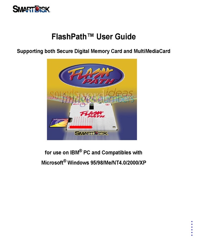 SmartDisk FlashPath Secure Digital Memory Card User manual