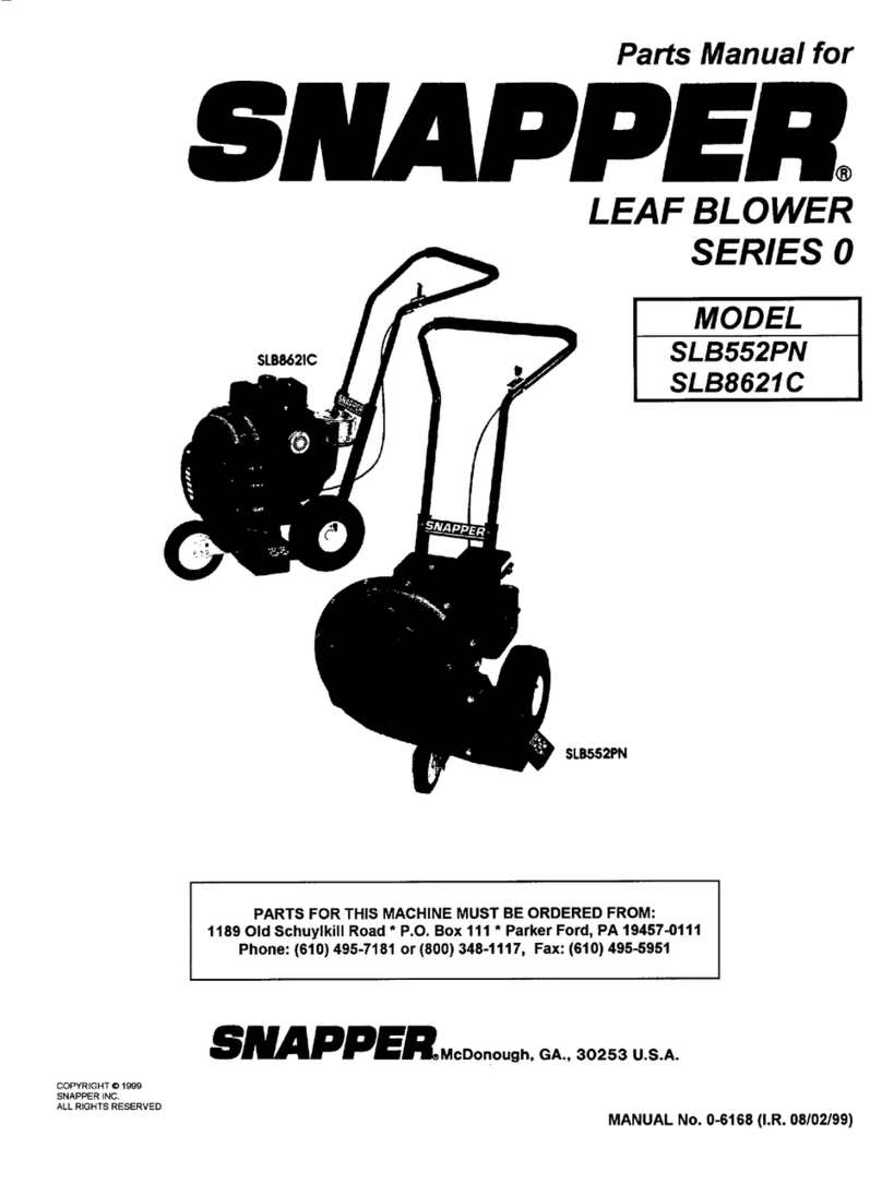 Snapper SLB552PN User manual