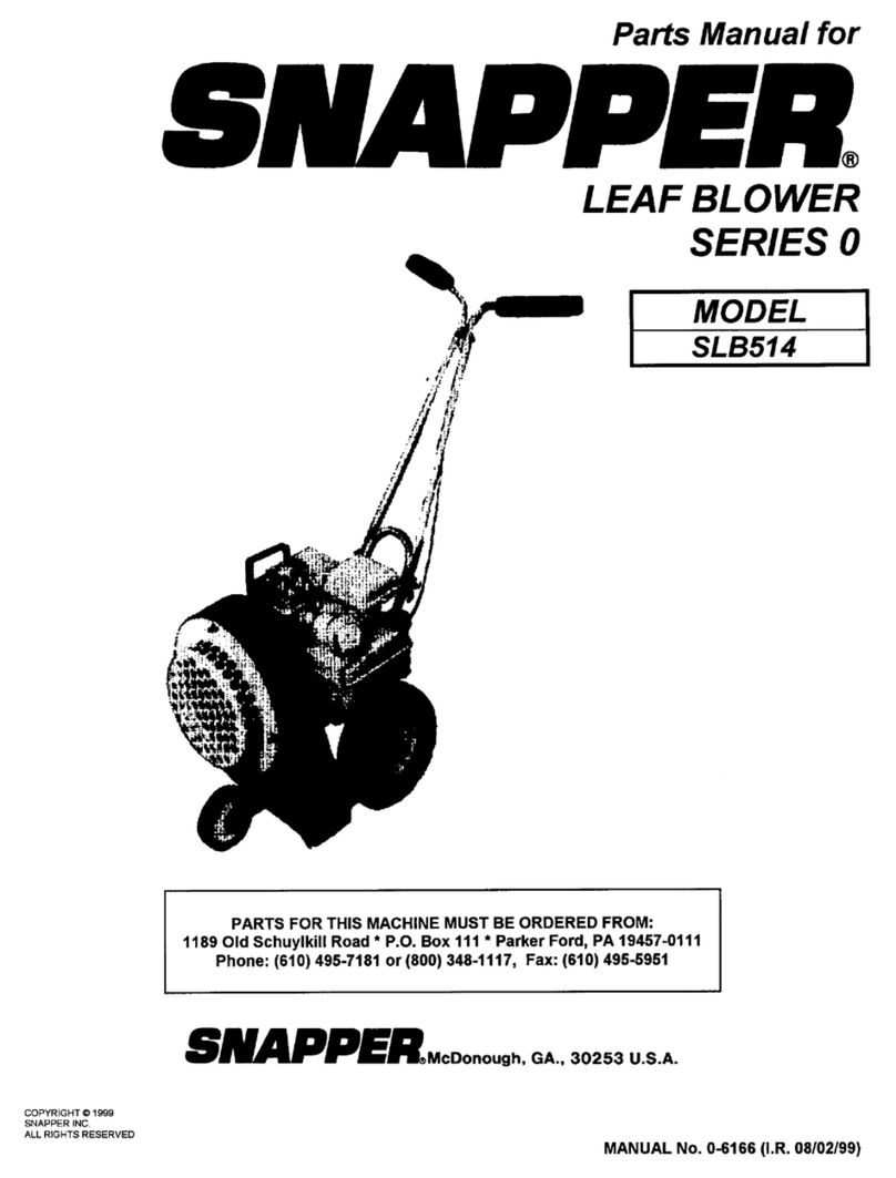 Snapper SLB514 User manual