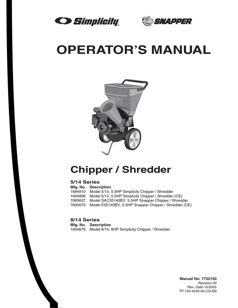 Snapper E55140BV User manual Snapper E55140BV User manual