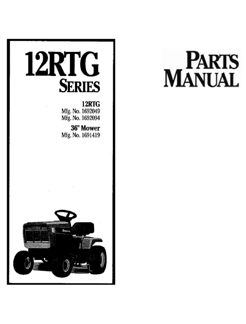 Simplicity 12RTG Series User manual