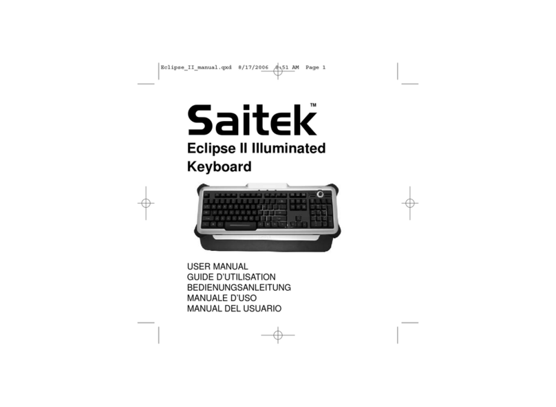 Saitek Eclipse II User manual