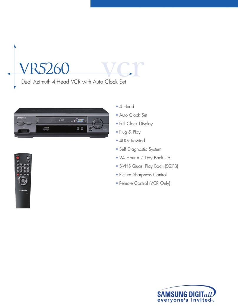 Samsung VR5260 User manual