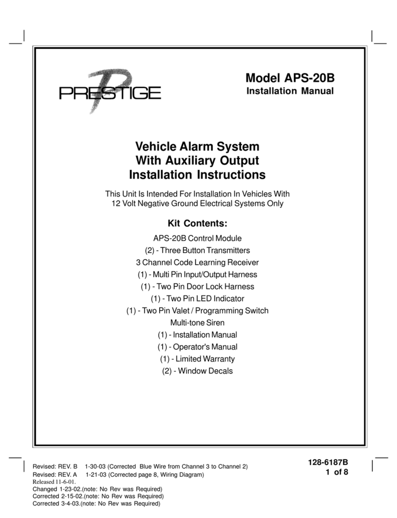 Prestige APS-20B User manual