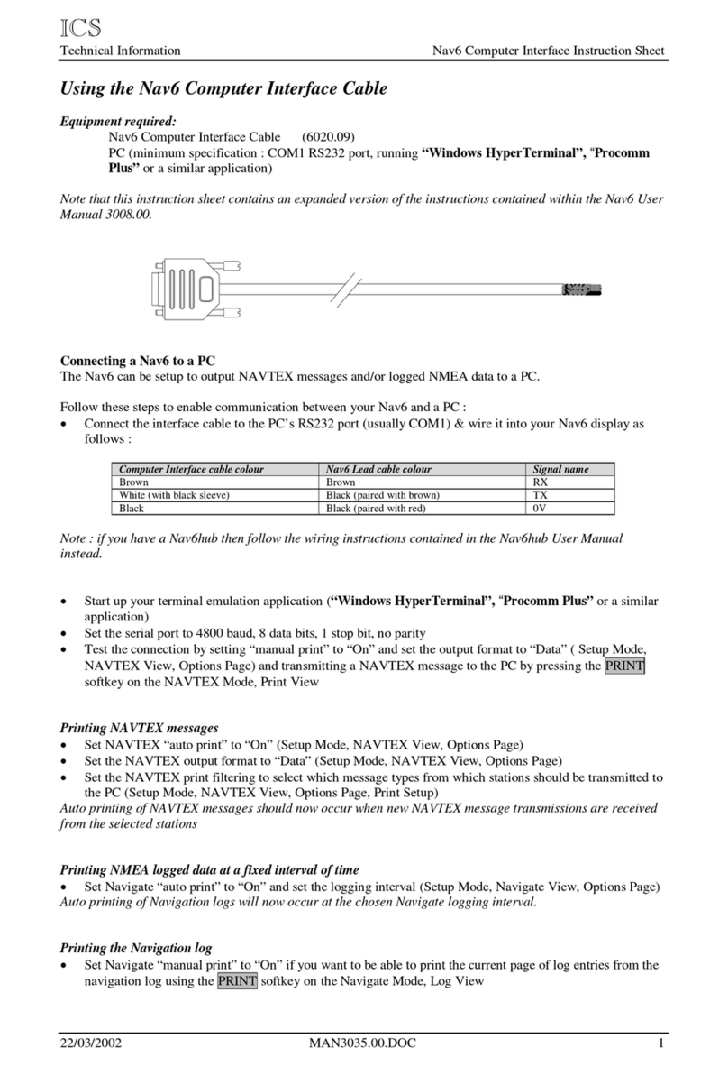 ICS Nav6 User manual