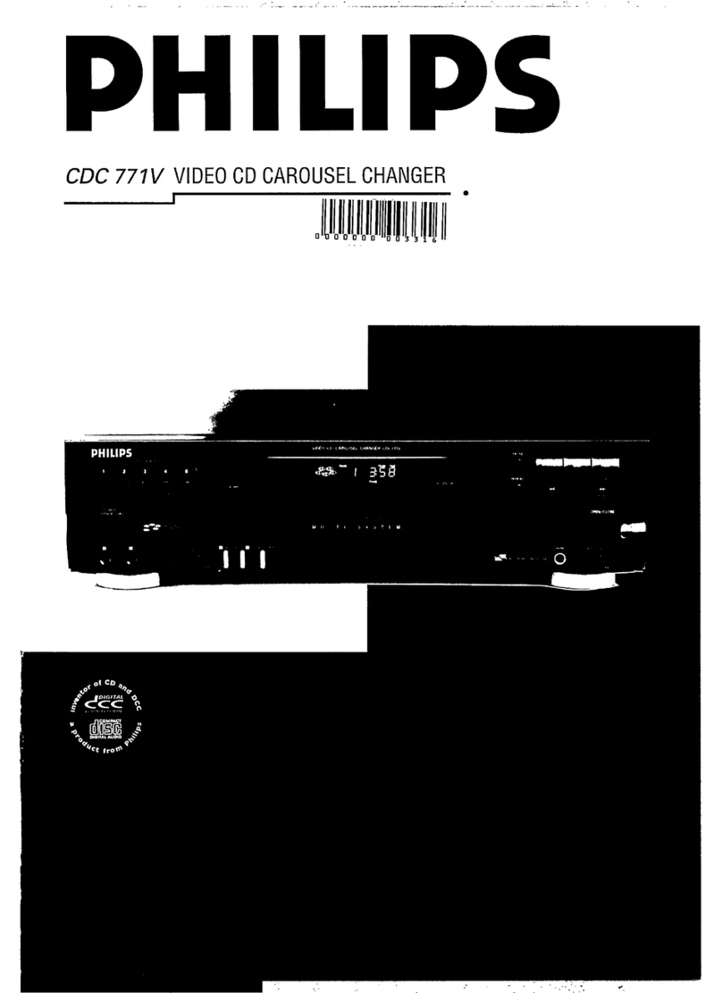 Philips CDC771V User manual