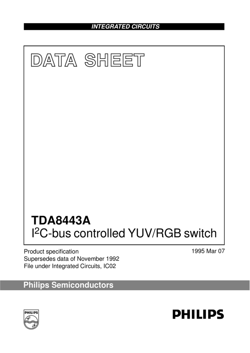 Philips TDA8443A User manual