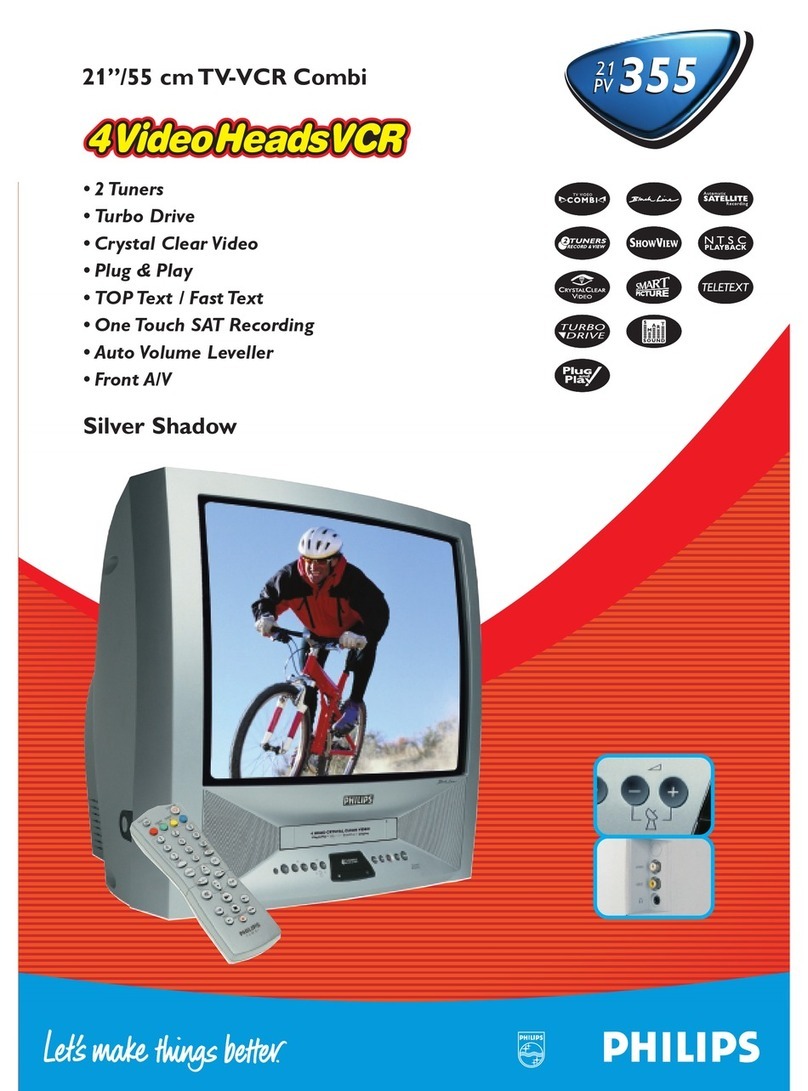 Philips 21PV355 User manual