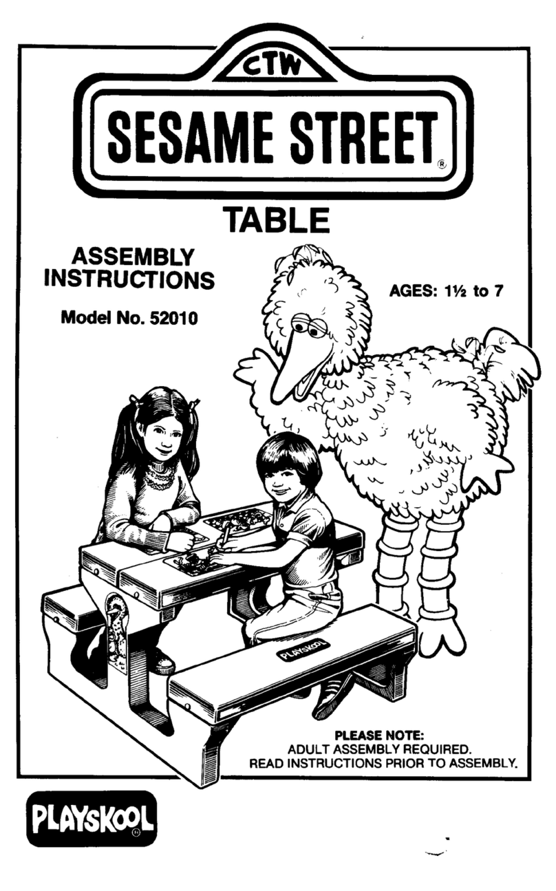 Playskool 52010 User manual Playskool 52010 User manual