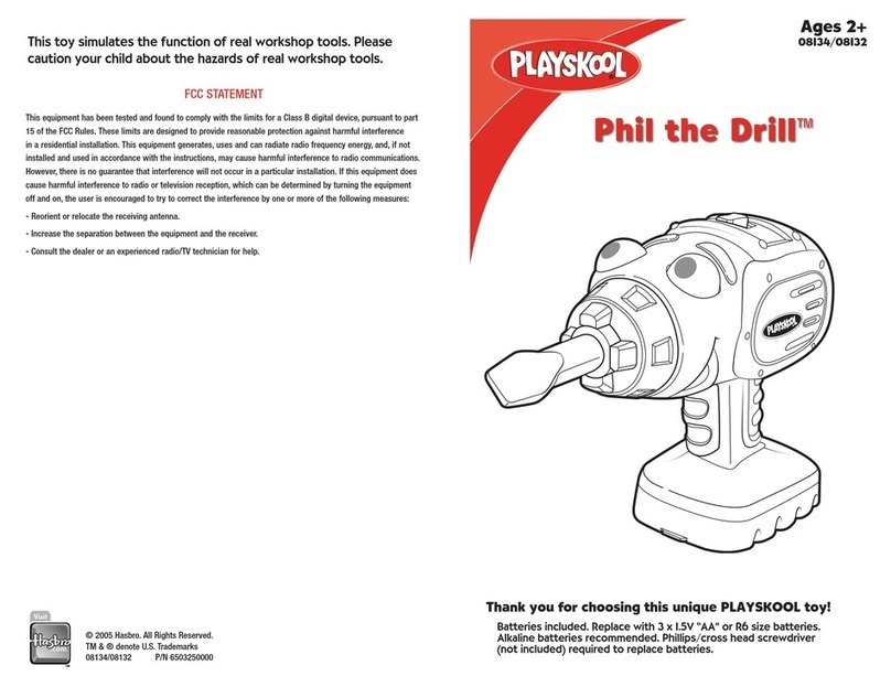 Playskool 08134/08132 User manual