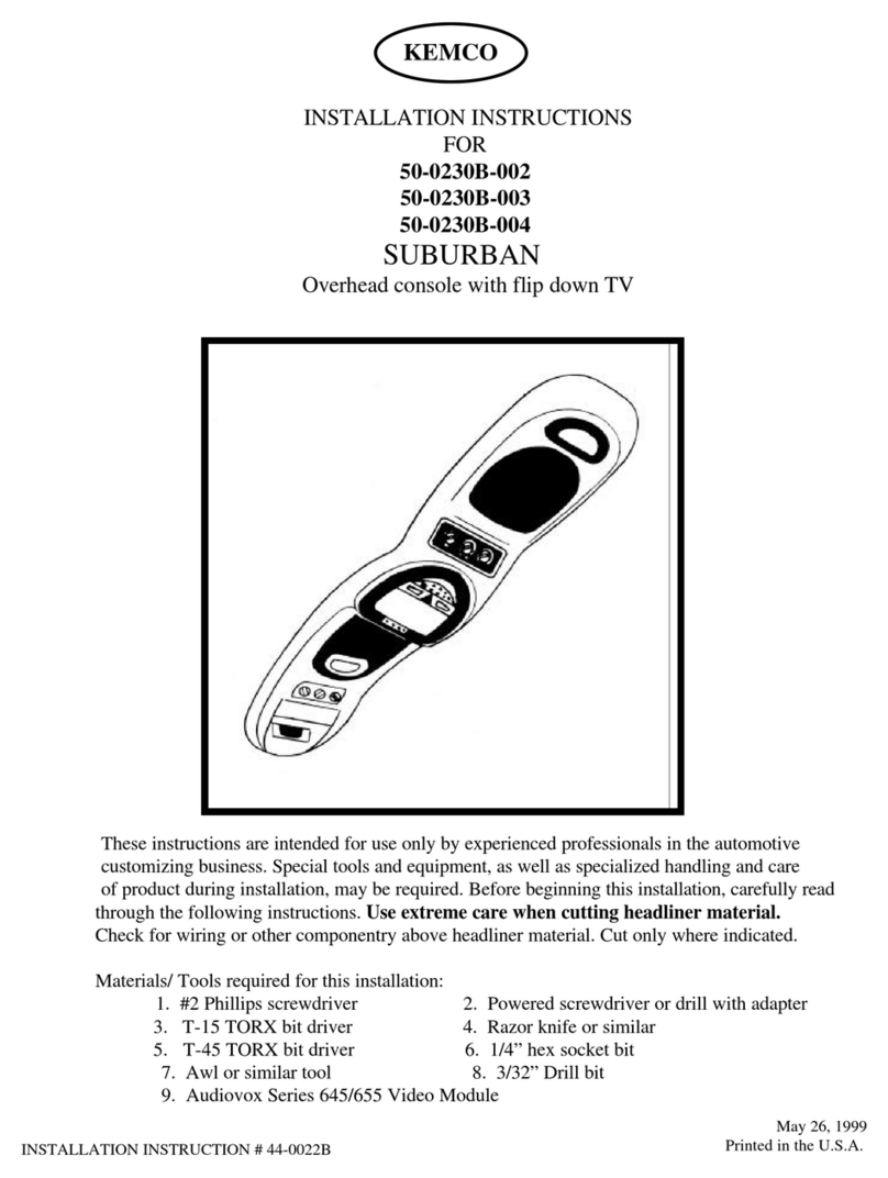 Kemco 50-0230B-002 User manual