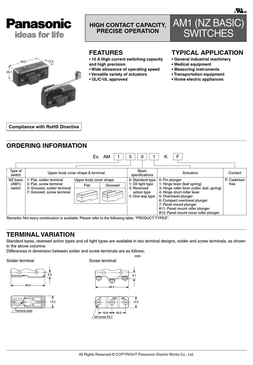 Panasonic AM1 (NZ BASIC) User manual