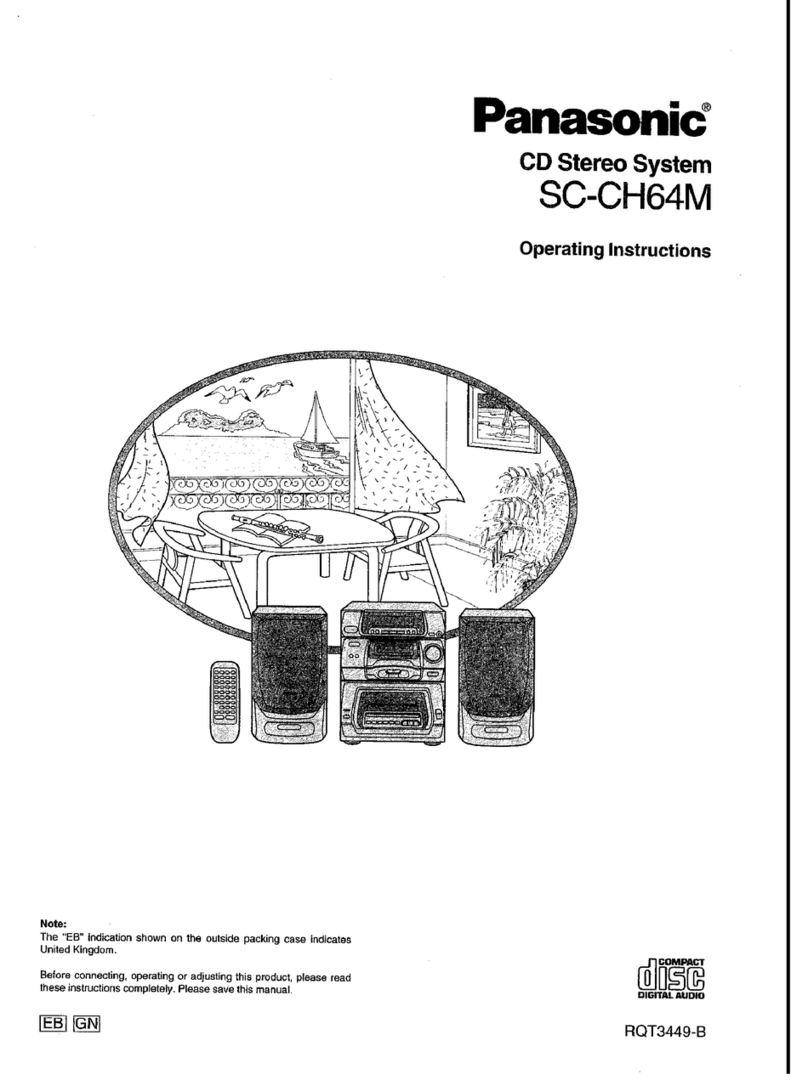 Panasonic SC-CH64M User manual