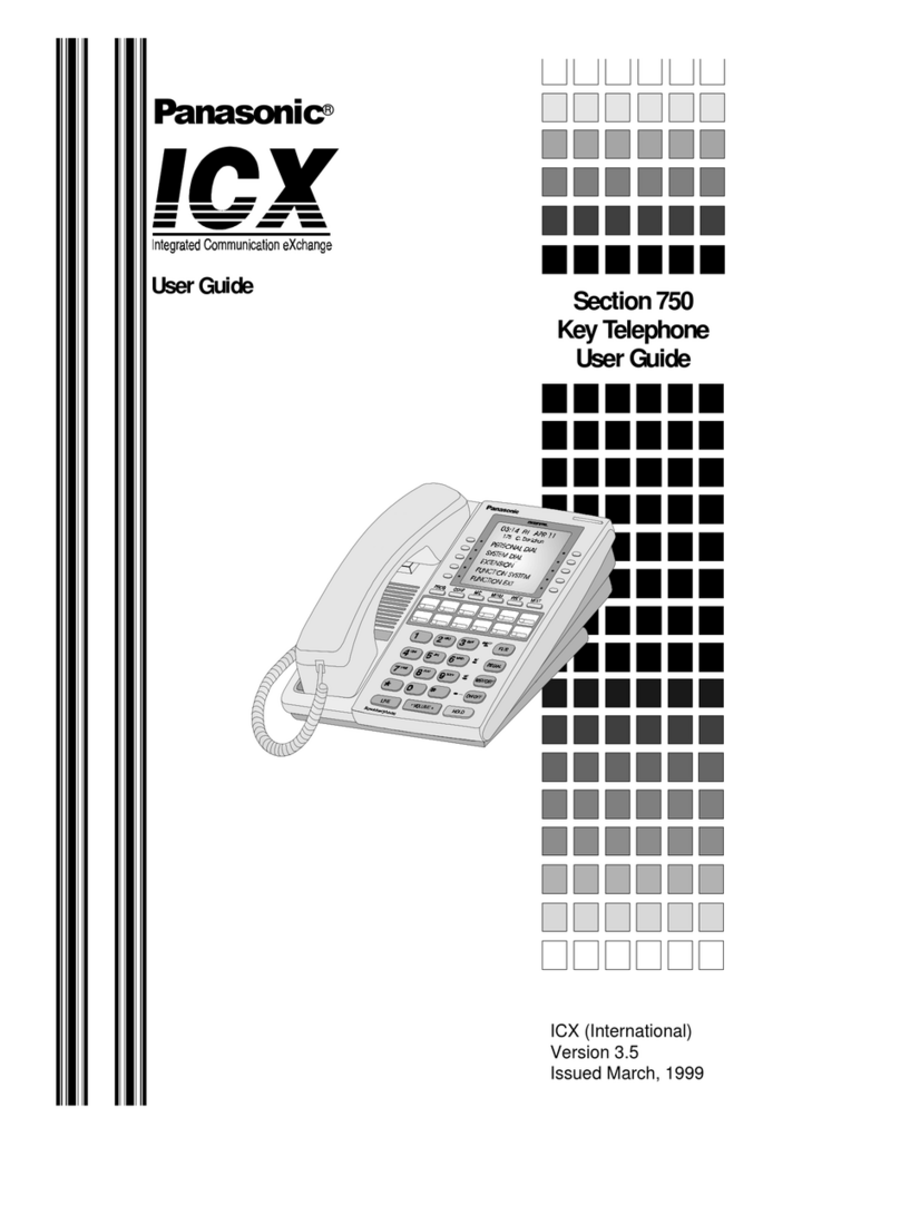Panasonic Section750 User manual Panasonic Section750 User manual
